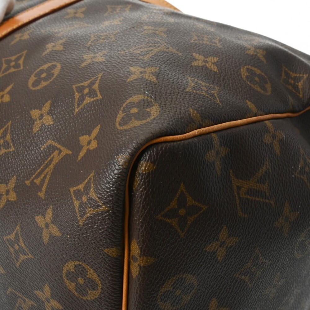 Louis Vuitton Keepall Bag Boston Brown Canvas Monogram - Picture 8 of 11